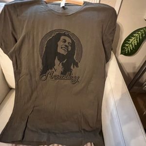 Bob Marley Short-Sleeved Green Tee